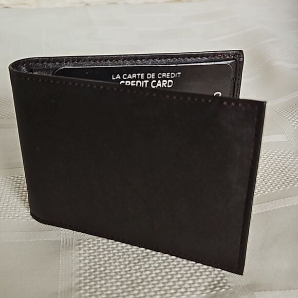 Oakton Men's Fina Wallet Dark Brown - Picture 5 of 16
